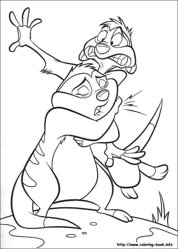 The Lion King coloring picture